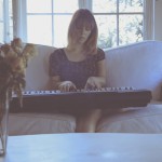Marissa Lamar sitting at a keyboard